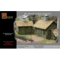 Pegasus 1/72 Russian Farm Houses (2 per pack)