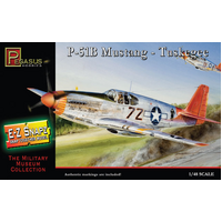 Pegasus 1/48 P-51B Mustang Tuskegee, snap kit