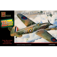 Pegasus 1/48 Hawker Hurricane Mark I Plastic Model Kit [8411]