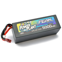 Peak Racing Power Plant  Lipo 5000 14.8V 45C (Black case, Deans Plug) 4S/4CELL - PEK00555