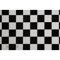 (43-010-071-002) ORACOVER FUN 3 width: 60 cm length: 2 m white - black 25MM Checkers