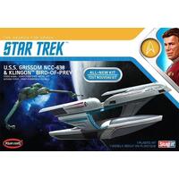 Polar Lights 1/1000 Star Trek U.S.S. Grissom / Klingon BoP (2-pack) Plastic Model Kit