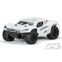 PRE-CUT MONSTER FUSION BASH ARMOR WHITE BODY FOR SLASH WITH 2.8 TIRES - PR3498-15