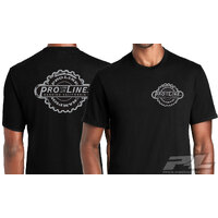 PROLINE Manufactured Black T-Shirt - XXX-Large - PR9855-06