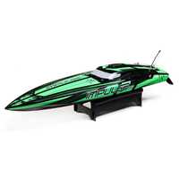 Pro Boat Impulse 32 RC Boat with Smart Technology, RTR, Black / Green, PRB08037T1 - PRB08037T1