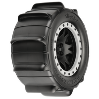 Proline Fr/R Sling Shot 4.3, X-Maxx Tyres Mounted on Impulse Black / Grey Wheels, PR10146-13