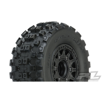 Proline Badlands MX SC M2 Tyres Mounted on Raid Wheels, Slash 2wd/4wd, F/R, PR10156-10