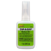 ZAP PT-02 1 OZ. GREEN ZAP-A-GAP CA+ 1 BOTTLE (BOX QTY 12) - PT-02