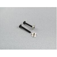 Wingbolt with T nut M6, 50mm (pk2)