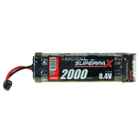 RADIENT SUPERPAX NIMH BATTERY SC 8.4V 7-CELL 2000MAH 6-1 STICK PACK: DEANS