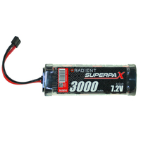 RADIENT SUPERPAX NIMH BATTERY SC 7.2V 6-CELL 3000MAH STICK PACK: DEANS