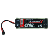 RADIENT SUPERPAX NIMH BATTERY SC 7.2V 6-CELL 4200MAH STICK PACK: DEANS