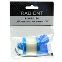 RADIENT AIR FILTER KIT UNIVERSAL 1/8 (DISCONTINUED USE MY5014-1S)