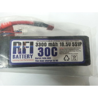 RFI LIPO 30C 18.5V 5 CELL 2200ma W/DEANS CONNECTOR - RFI-5250