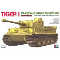 Ryefield 1/35 Tiger I initial production early 1943 w/workable track links Plastic Model Kit