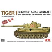 Ryefield 1/35 Tiger I initial production early 1943 w/o interior Plastic Model Kit