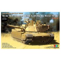 Ryefield 5004 1/35 M1A1/M1A2 tusk w/workable track links Plastic Model Kit - RM-5004