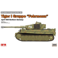 Ryefield 5005 1/35 Tiger I gruppe "Fehrmann" april 1945 w/workable track links Plastic Model Kit - RM-5005