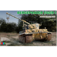 Ryefield 5008 1/35 Bergepanzer Tiger I w/workable track links Plastic Model Kit - RM-5008