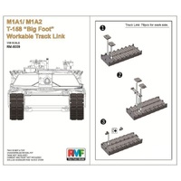 Ryefield 5009 1/35 Workable track links for M1A1/ M1A2 T-158 Plastic Model Kit - RM-5009