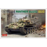 Ryefield 1/35 Panther Ausf.G w/workable track links Plastic Model Kit