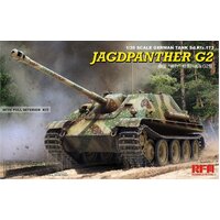 Ryefield 5022 1/35 Jagdpanther G2 w/full interior &workable track links Plastic Model Kit - RM-5022