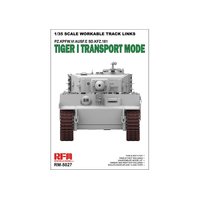 Ryefield 5027 1/35 Workable track links for Tiger I transport Plastic Model Kit - RM-5027