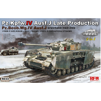 Ryefield 5033 1/35 Pz.kpfw.IV Ausf.J late production /Pz.beob.wg.IV Ausf.J w/workable track links - RM-5033