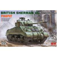 Ryefield 5038 1/35 British Sherman vc firefly w/workable track links Plastic Model Kit - RM-5038