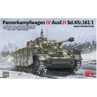 Ryefield 5046 Pz.kpfw.IV Ausf.H early production w/workable track links Plastic Model Kit - RM-5046