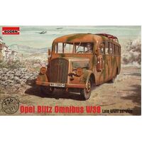 Roden 1/72 OPEL BLITZ OMNIBUS model W39 (Late WWII service ) Plastic Model Kit