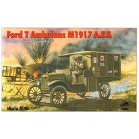 RPM 48001 1/48 Ford T - Ambulance M.1917 A.E.F. Plastic Model Kit - RPM48001