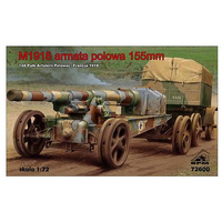 RPM 72600 1/72 M1918 Field gun 155mm France 1918 Plastic Model Kit - RPM72600