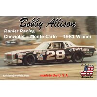Salvinos J R BAMC1981R 1/25 Bobby Allison #28 Ranier Racing Chevy Monte Carlo 1981 Plastic Kit