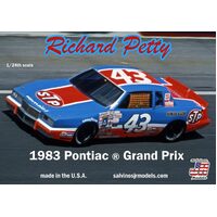 Salvinos J R RPGP1983T 1/25 Richard Petty 1983 Pontiac Grand Prix Winner Plastic Model Kit