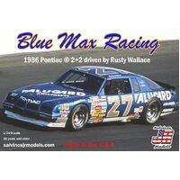 Salvinos J R BMGP1986B 1/24 Blue Max Racing 1986 2+2 Driven by Rusty Wallace Plastic Model Kit