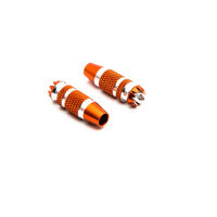 Spektrum Stick End 24mm Orange with Silver - SPMA4005