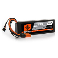 Spektrum 5000mah 2S 7.4v 50C Smart Hard Case LiPo Battery with IC5 Connector - SPMX50002S50H5