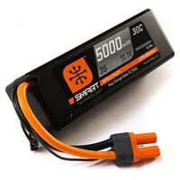 Spektrum 5000mah 3S 11.1V Smart LiPo Battery 30C, Hardcase, IC5 - SPMX50003S30H5