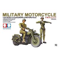 Suyata Military Motorcycle Plastic Model Kit