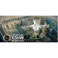 SYMA X5HW FPV Drone with altitude hold & headless mode function 