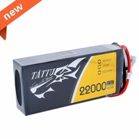 TATTU 22000MAH 25C 14.8 SOFT CASE LIPO (5MM BULLET PLUGS) - TA4S-22000-25C