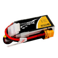 Tattu 850mAh 45C 14.8V Soft Case Lipo Battery (XT30 Plug) - TA4S-850-45C