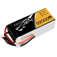 Tattu 22000mAh 25C 22.2 Soft Case Lipo Battery (5mm Bullet Plug) - TA6S-22000-25C