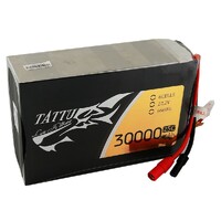 Tattu 30000mAh 25C 22.2V Soft Case Lipo Battery (AS150&XT150) - TA6S-30000-25C