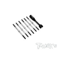 TWORKS 64 Titanium Turnbuckle Set ( For Xray XB2'22 )