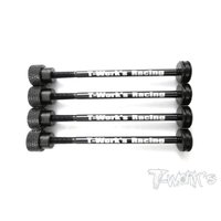 TWORKS 1/10 Touring Tire Holder 4pcs. (Black) - TE-104BK