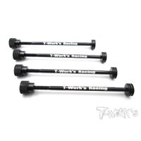 TWORKS 1/10 Touring & 2wd Buggy Tire Holder 100mm 4pcs. ( Black ) - TE-107BK