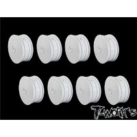 TWORKS 2.2" 12mm Hex 4WD Front Wheel White( For B64/B74/YZ4-SF ) 8pcs. 