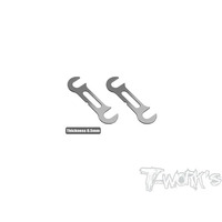 TWORKS 0.5mm Front Roll Center Spacer ( For Xray X4 ) 2pcs.